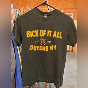 Sick Of It All band tshirt small